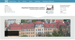 Desktop Screenshot of fos-landshut.de
